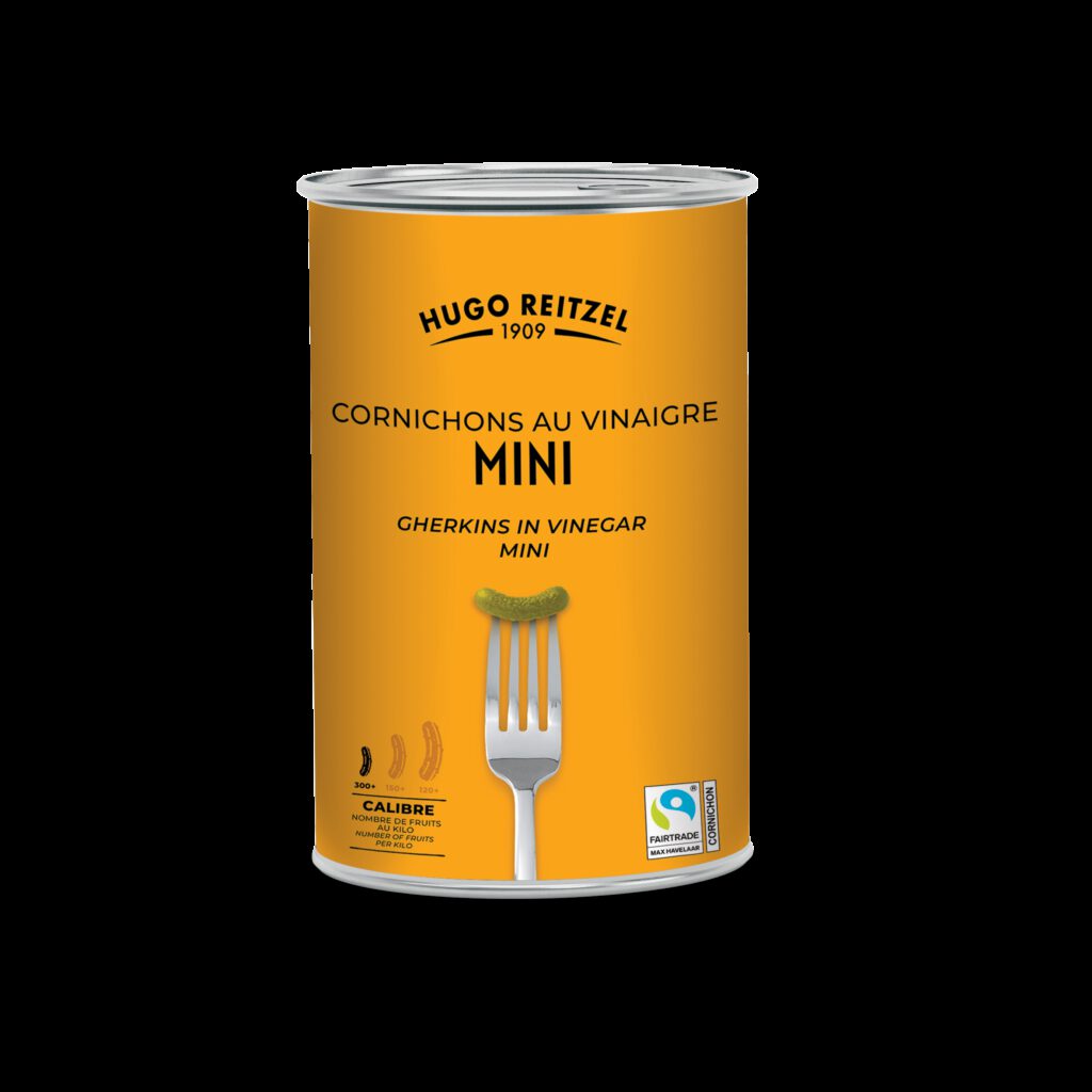 Mini Cornichons fairtrade au vinaigre 300+ 5/1